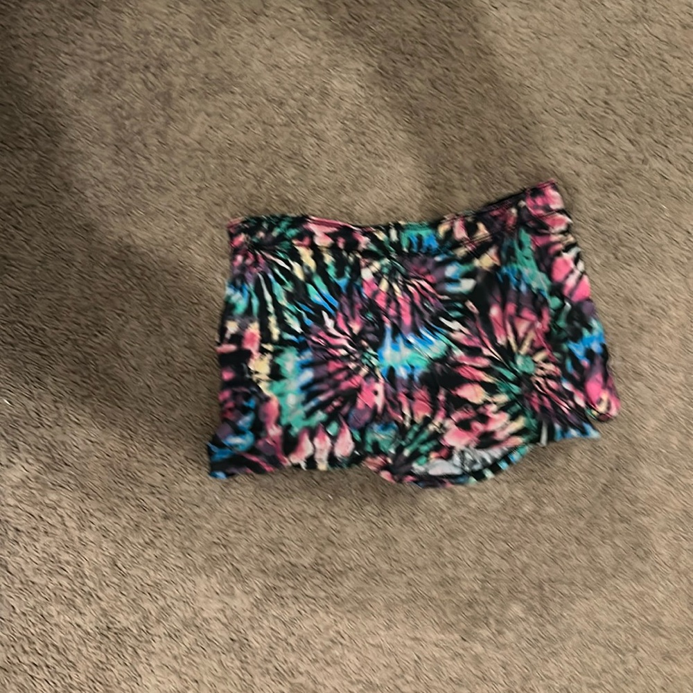 Tie die brand pink boxer shorts